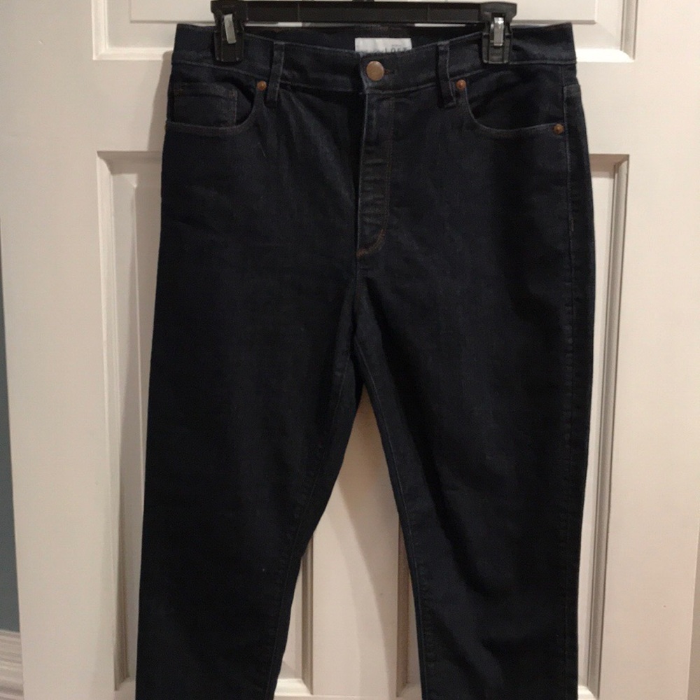 Loft High Rise Skinny Ankle Jeans